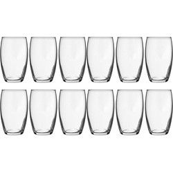 12x Ronde waterglazen 360 ml - Drinkglazen