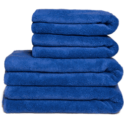 Handdoeken zeeblauw 50x100cm