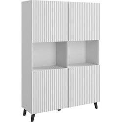 Meubella - Dressoir Pulse 2 - Wit - 120 cm