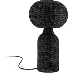 Werna rattan tafellamp zwart - 30 x 53.5 cm