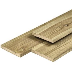 Plank geschaafd 1,5 x 14 x 180 cm - Gardenlux