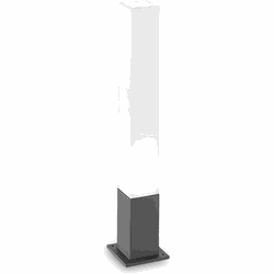 Ideal Lux - Edo outdoor - Vloerlamp - Aluminium - GX53 - Grijs