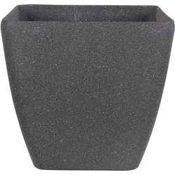 ZELI - Plantenbak - Donkergrijs - 34 cm - Polyresin