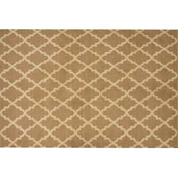 Beliani MERMER - Gevlochten-Beige-Jute