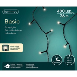 Kerstboomverlichting - LED - warm wit - 480 lampjes - 39 meter - Kerstverlichting kerstboom