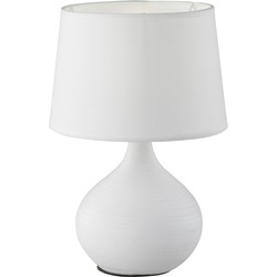 Moderne Tafellamp  Martin - Kunststof - Wit
