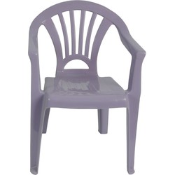 Plastic kinderstoel lila paars 37 x 31 x 51 cm - Kinderstoelen