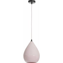  J-Line Hanglamp Porselein Peervormig - Roze