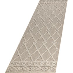 Natur Vloerkleed Lucia Buitenkleed Sisal Laagpolig Indoor en Outdoor Beige- 80x250 CM