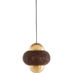 Light & Living - hanglamp - Cetara - bruin - metaal - E27 - 2983264