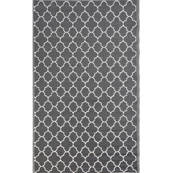 SURAT - Outdoor kleed - Grijs - 120 x 180 cm - Polypropyleen