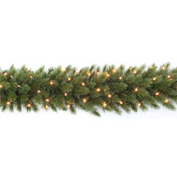 Triumph Tree Forest Frosted Guirlande met LED Verlichting - L270 cm - Groen