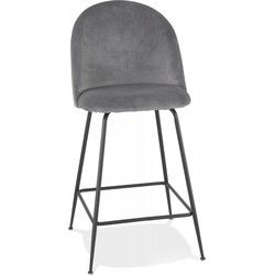 DUPONT halfhoge snackkruk 58x51x95 cm Grijs