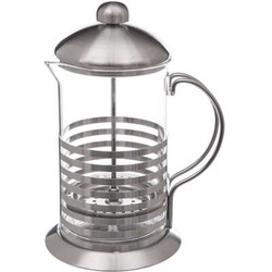 5Five Cafetiere French Press koffiezetter - koffiemaker pers - 800 ml - glas/rvs - Cafetiere