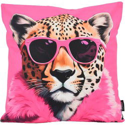 Funky Jaguar | 45 x 45 cm | Kussenhoes | Katoen/Polyester