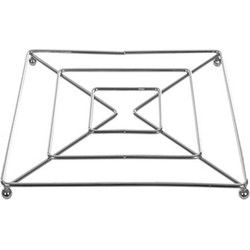 CM Onderzetter voor pannen - metaal - 17 x 17 cm - Panonderzetters