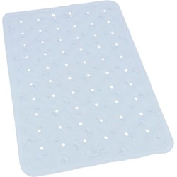 Badkuip ruwe anti-slip mat lichtblauw 36 x 57 cm - Badmatjes