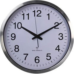 Aluminium wandklok dia. 50 cm