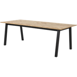 Hilly houten eettafel visgraat - 220 x 95 cm