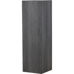 Rana houten decoratieve zuil zwart - 130 x 40 cm