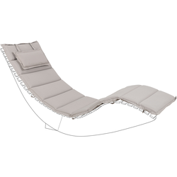 BRESCIA - Zitkussen - Taupe  - 180 x 60 cm  - Polyester