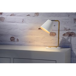 Authentiek scandinavisch witte tafellamp E14