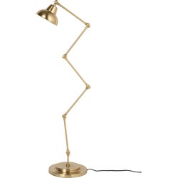 Housecraft Living Xavi Vloerlamp/ Staande Leeslamp Goud