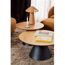 Salontafel MDF Naturel - Rond 65x65x43cm - Skagen