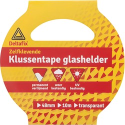 Klussentape uv 48mmx10m glashelder