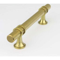 Deurgreep Kim - messing - 96 mm - Modern - Handgreep - Kastgreep - Ladegreep