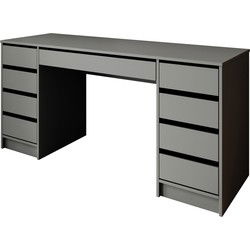 Meubella - Kaptafel Arco 2 - Antraciet - 154 cm
