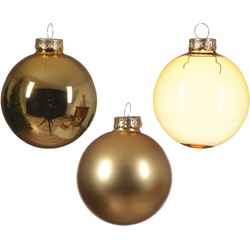 Kerstbal glas d7 cm lgd ass 21st kerst