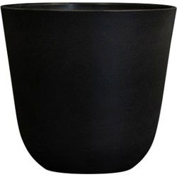 Pot Palermo zwart D27 H25 cm