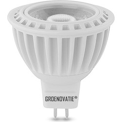 Groenovatie GU5.3 / MR16 Dimbare LED Spot COB 5W Warm Wit