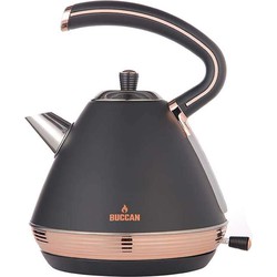 Buccan - Retro Waterkoker - Pyramid - Zwart Rose