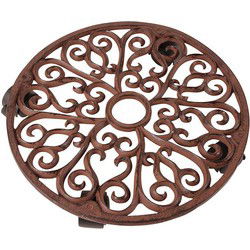 Plantentrolley rond l35b35h6cm