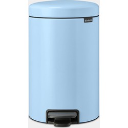 NewIcon Pedaalemmer, 12 liter, kunststof binnenemmer - Dreamy Blue