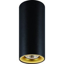 ZOLAN h180mm zwart 1x 5W LED GU10 dimbaar incl.