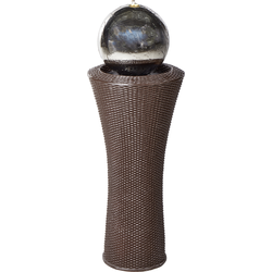 ZENYATTA  - Tuinfontein met LED - Bruin - Magnesiumoxide