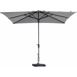 Stokparasol Syros 280 x 280 cm light grey zonwering - Madison