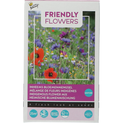 Grow gifts zaden strooidoosje friendly flowers inheems 100 gram