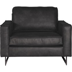 Loveseat - Riverdance - leer Colorado antraciet 01