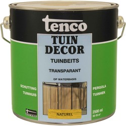 Tuindecor transparant naturel 2,5l verf/beits