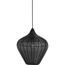 Light & Living - Hanglamp Alvaro - 36x36x40 - Zwart