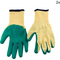 HIXA Tuinhandschoenen - 2 Stuks - Extra Grip - Latex - Groen - One Size - Werkhandschoenen