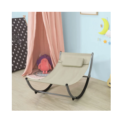 Ligstoelstoel | Kinderen | Hangmat | Comfortabel | Beige