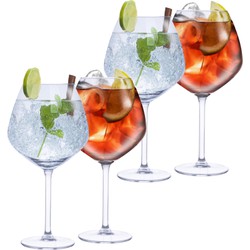 Gin Tonic cocktailglazen - 8x stuks - 730 ml - voor Aperol Spritz - Cocktailglazen