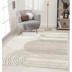 Eyoa vloerkleed - Modern - Bruin / Beige - 200 X 290 CM