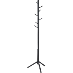 Dean houten staande kapstok zwart - 176 cm