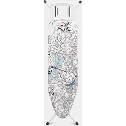 Ironing Board B, 124x38 cm, Solid Steam Iron Rest - Dragonfly